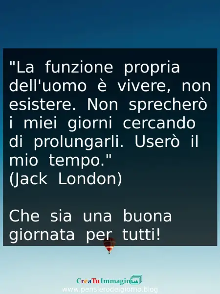 Frase del giorno